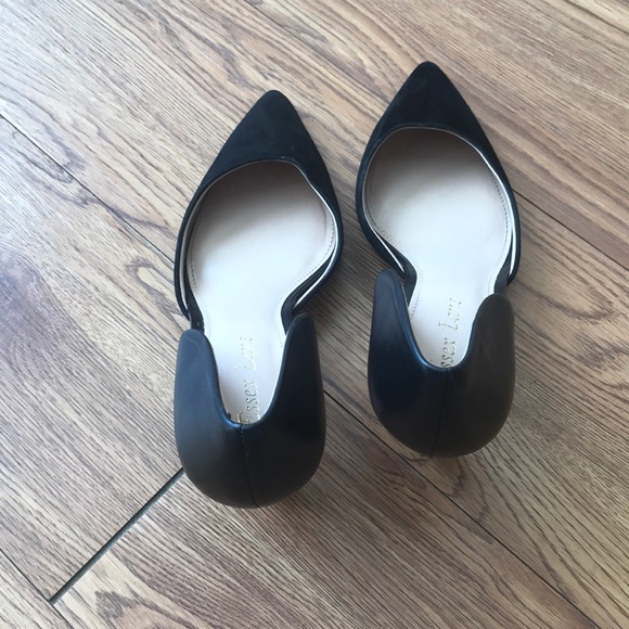 Black Essex lane pointy toe heels - Picture 3 of 3